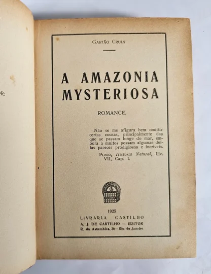 A Amazônia Misteriosa - 1ª Edição - Image 2