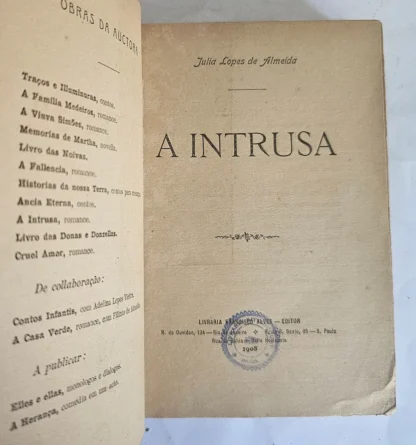 A Intrusa - Autografado - Image 2