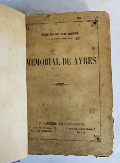 Memorial de Ayres - 1ª Edição - Image 2