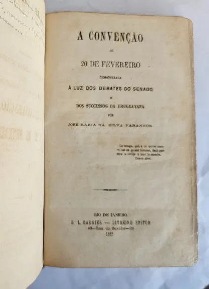 A Convenção De 20 De Fevereiro - 1a Edição - Image 3