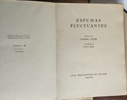 Espumas Flutuantes - Castro Alves - Cem Bibliófilos Do Brasil - Image 3