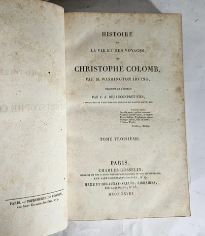 Histoire de Christophe Colomb - 3 Volumes - Image 2