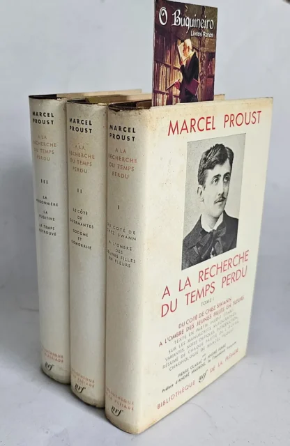 A La Recherche Du Temps Perdu - 3 Volumes - Bibliothèque De La Pléiade