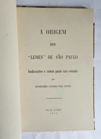 A Origem Dos Lemes De São Paulo - Image 2