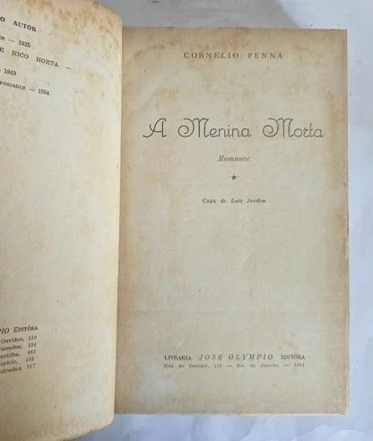 A Menina Morta - Autografado - Image 3