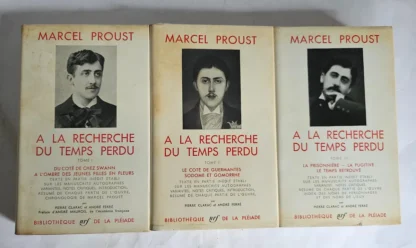 A La Recherche Du Temps Perdu - 3 Volumes - Bibliothèque De La Pléiade - Image 2