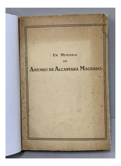 Em Memória De Antonio De Alcantara Machado - Image 2