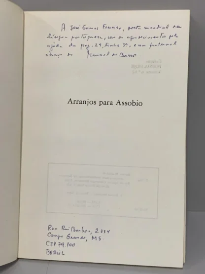 Arranjos Para Assobio - Autografado - Image 2