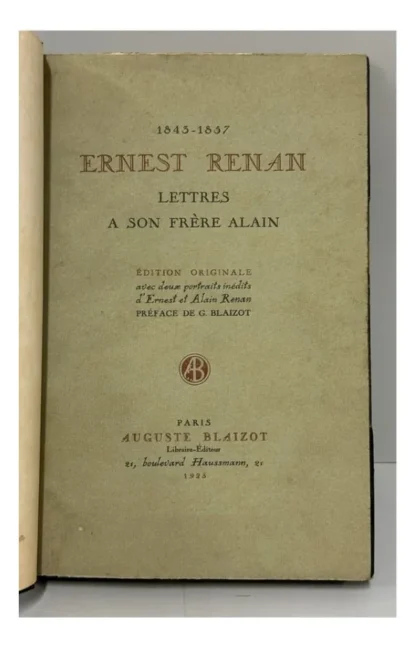 Lettres à Son Frère Alain - 1ª Edição - Image 2
