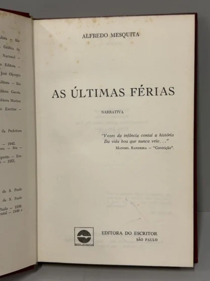 As Últimas Férias - Autografado - Image 4