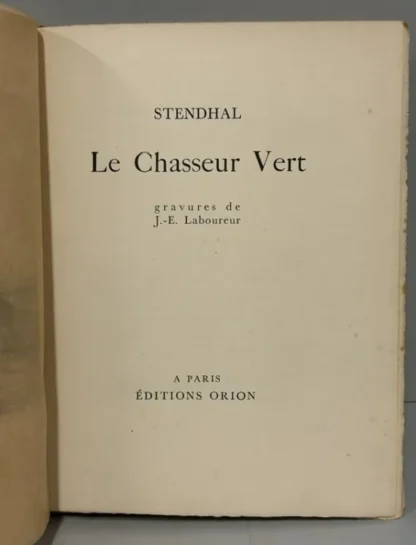 Le Chasseur Vert - 1ª Edição - Image 2