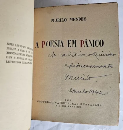 A Poesia em Pânico - Autografado - Image 3