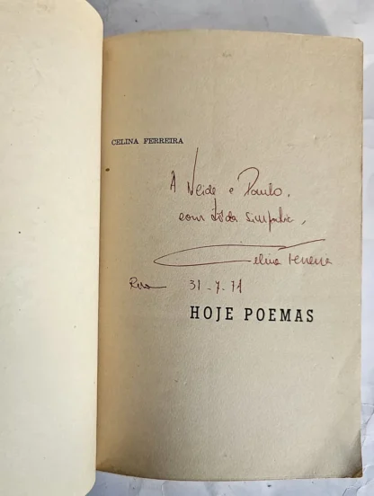 Hoje Poemas - Autografado - Image 3