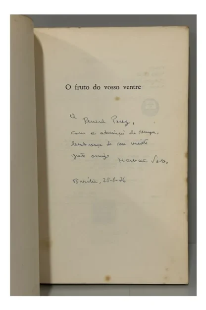 O Fruto Do Vosso Ventre - Autografado - Image 2