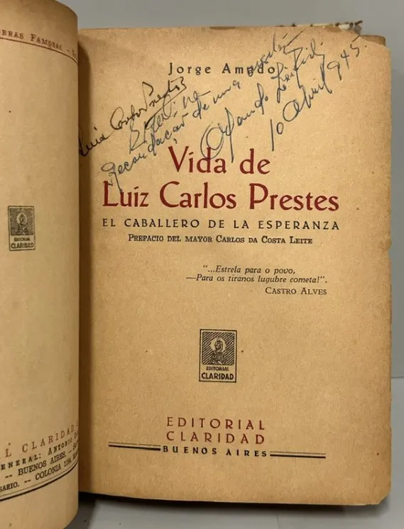 Vida De Luiz Carlos Prestes - Autografado - Image 2