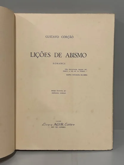 Lições de Abismo - Autografado - Image 3