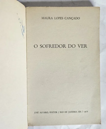 O Sofredor Do Ver - 1a Edição - Image 2
