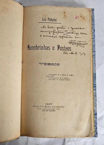 Sombrinhas E Postais - Autografado - Image 2