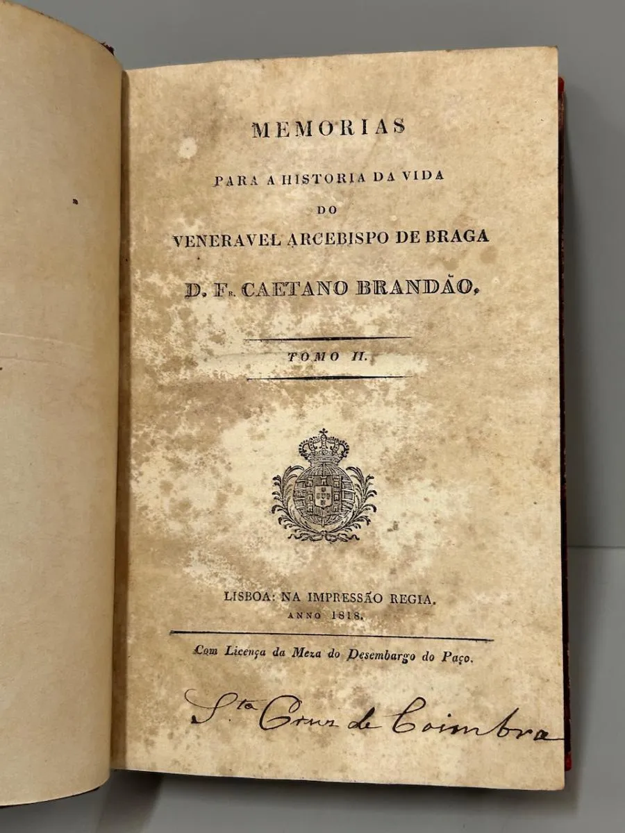 Memórias para a História da Vida do Arcebispo de Braga D. F. Caetano Brandão - Image 4