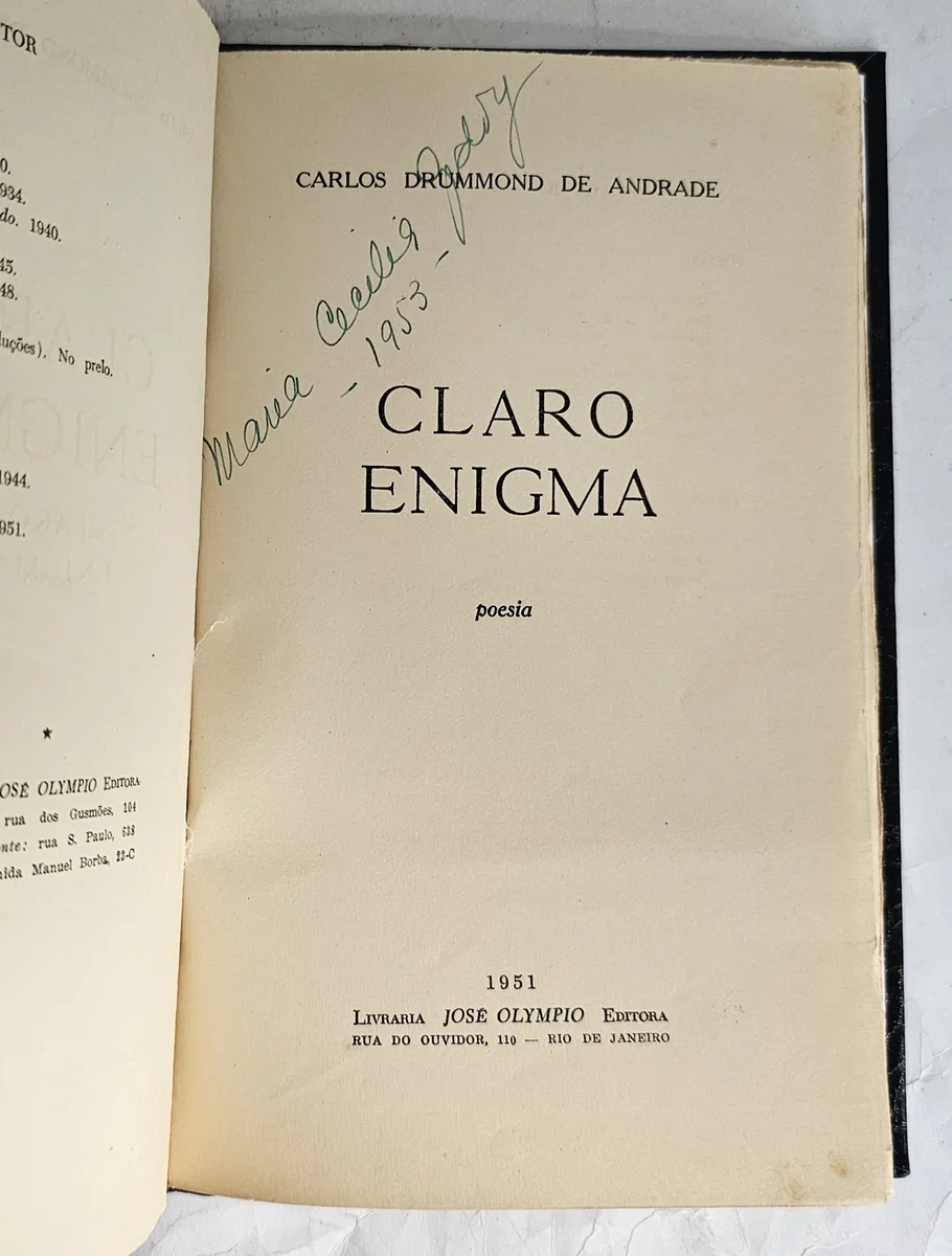 Claro Enigma - 1ª Edição - Image 3