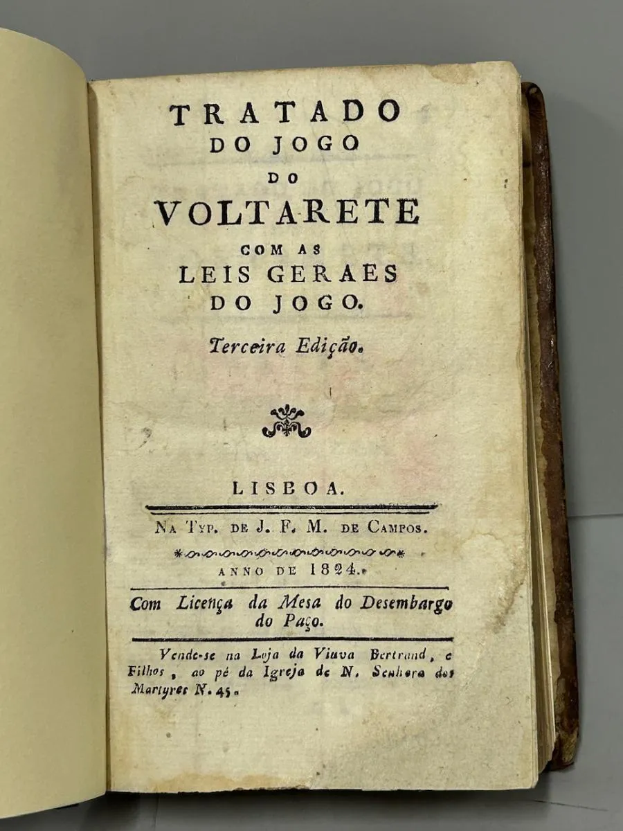 Tratado do Jogo do Voltarete Com as Leis Gerais do Jogo - Image 2