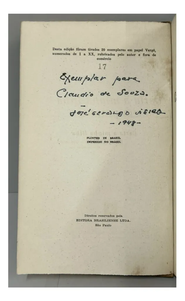 Carta A Minha Filha Em Pranto - Exemplar Especial - Autografado - Image 2