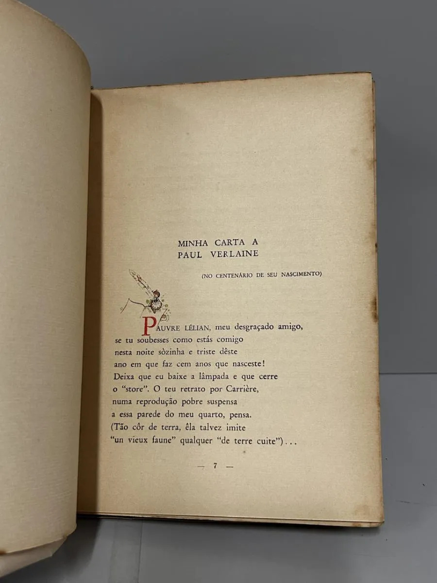 Paralelamente Paul Verlaine - Assinado - Image 4