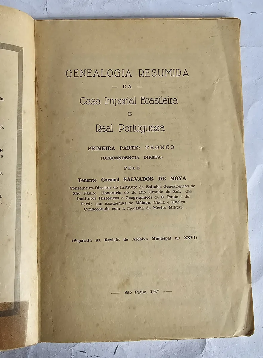 Genealogia Da Casa Imperial Brasileira E Real Portuguesa - Image 2
