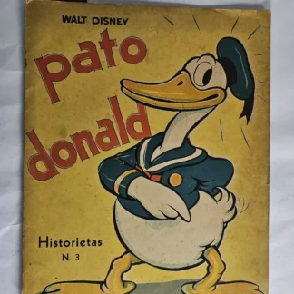 Historietas Número 3 - Pato Donald - 1ª Aparição Na Capa