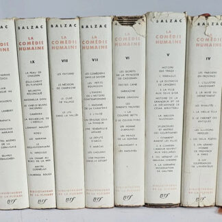 La Comédie Humaine - 12 Volumes - Bibliothèque de la Pléiade
