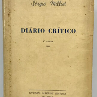 Diário Crítico - Volume 4 - Autografado