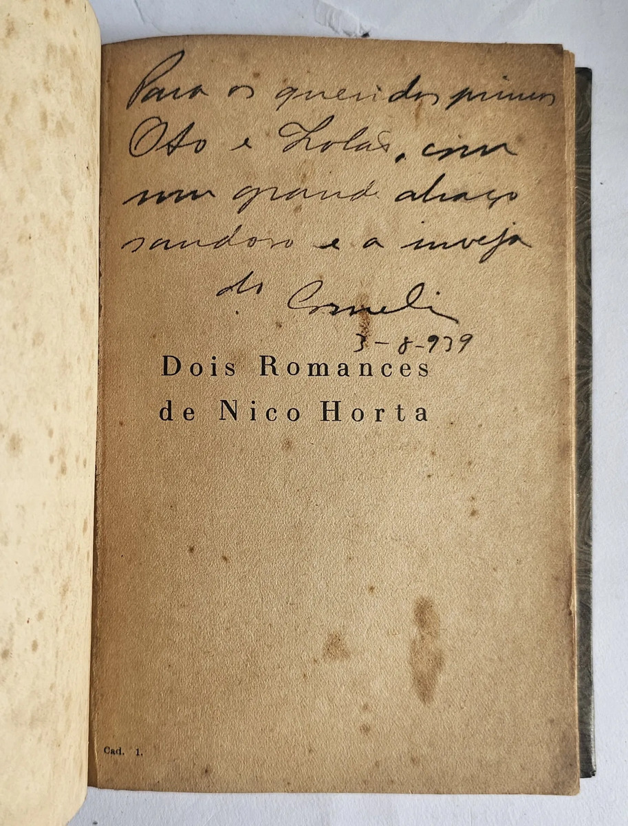 Dois Romances de Nico Horta - Autografado - Image 4