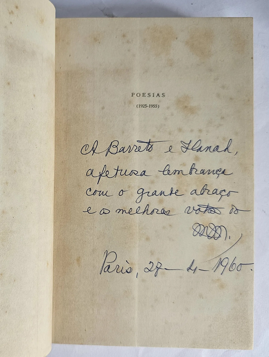 Poesias 1925~1955 - Autografado - Image 4
