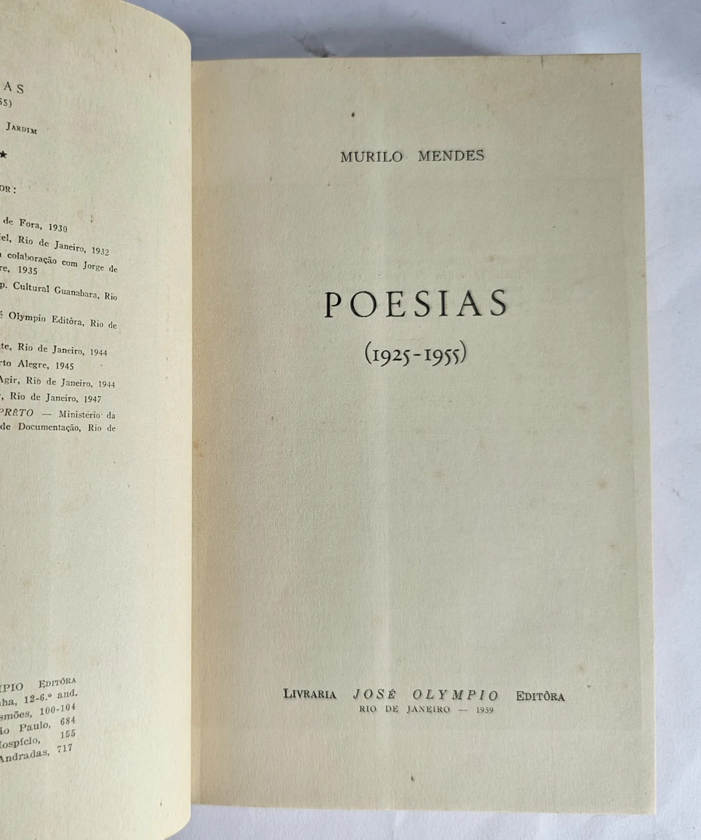 Poesias 1925~1955 - Autografado - Image 3