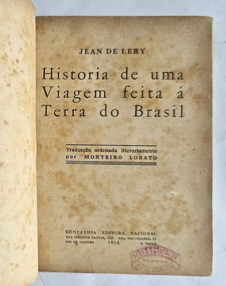 História Viagem à Terra Brasil - Jean Lery - Image 2
